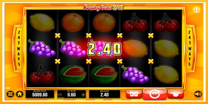 Máquina de jogos Fruity Gold 243 - chance de ganhar dinheiro, foto 2