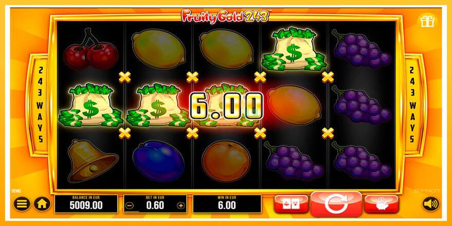 Máquina de jogos Fruity Gold 243 - chance de ganhar dinheiro, foto 4