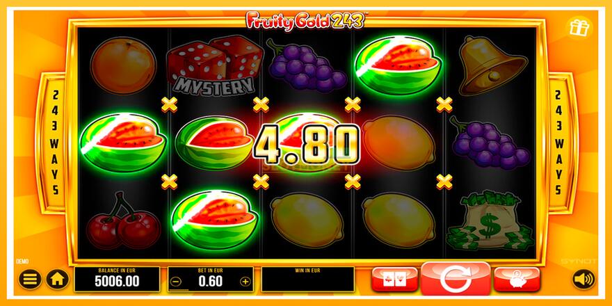 Máquina de jogos Fruity Gold 243 - chance de ganhar dinheiro, foto 5