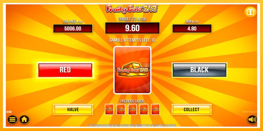 Máquina de jogos Fruity Gold 243 - chance de ganhar dinheiro, foto 6