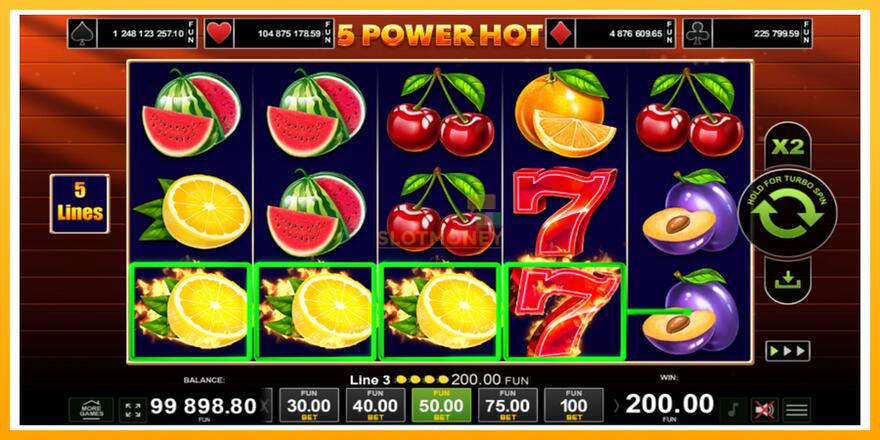 Máquina de jogos 5 Power Hot - chance de ganhar dinheiro, foto 3