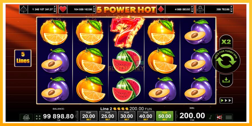 Máquina de jogos 5 Power Hot - chance de ganhar dinheiro, foto 5