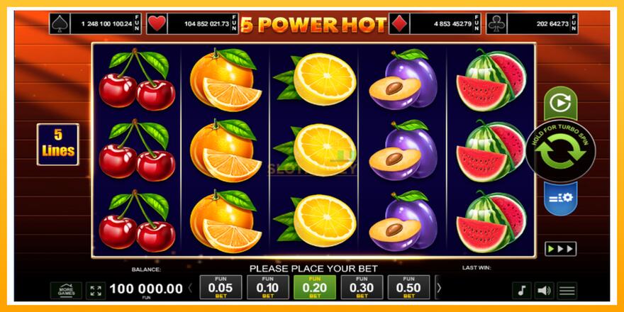 Máquina de jogos 5 Power Hot - chance de ganhar dinheiro, foto 6