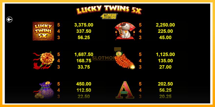 Máquina de jogos Lucky Twins 5X 4Tune Reels - chance de ganhar dinheiro, foto 6