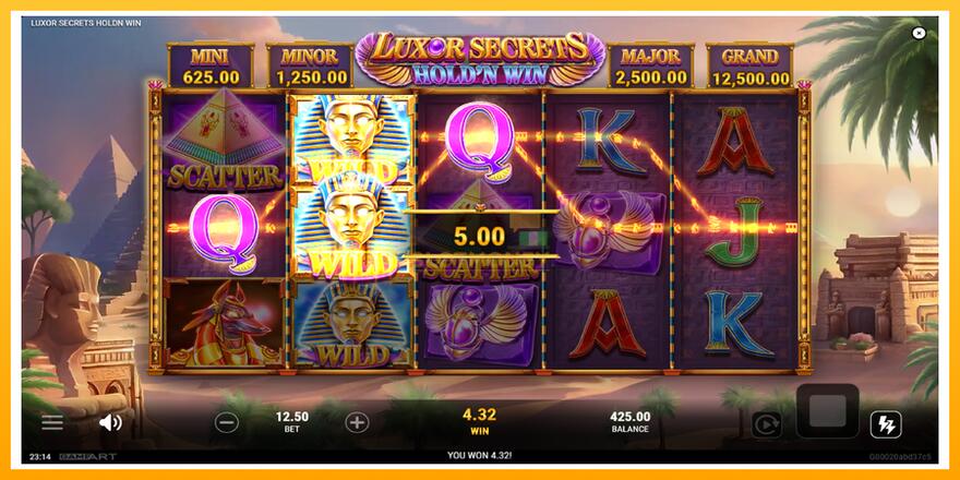 Máquina de jogos Luxor Secrets Holdn Win - chance de ganhar dinheiro, foto 3