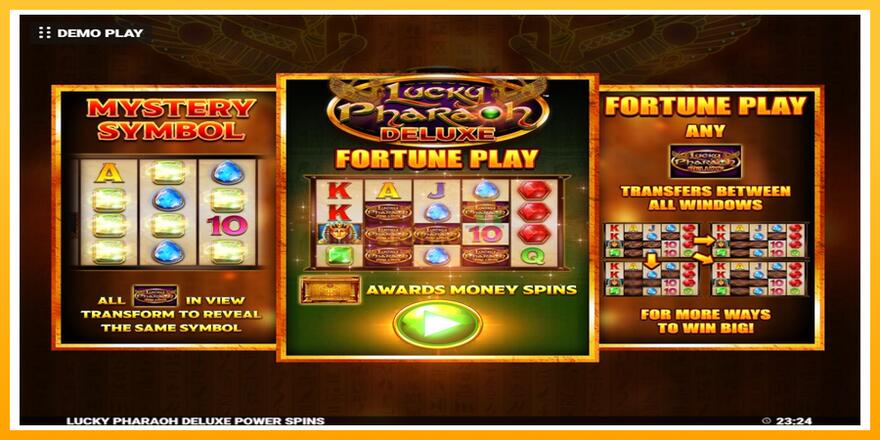 Máquina de jogos Lucky Pharaoh Deluxe Fortune Play - chance de ganhar dinheiro, foto 1