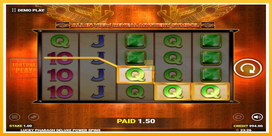 Máquina de jogos Lucky Pharaoh Deluxe Fortune Play - chance de ganhar dinheiro, foto 3