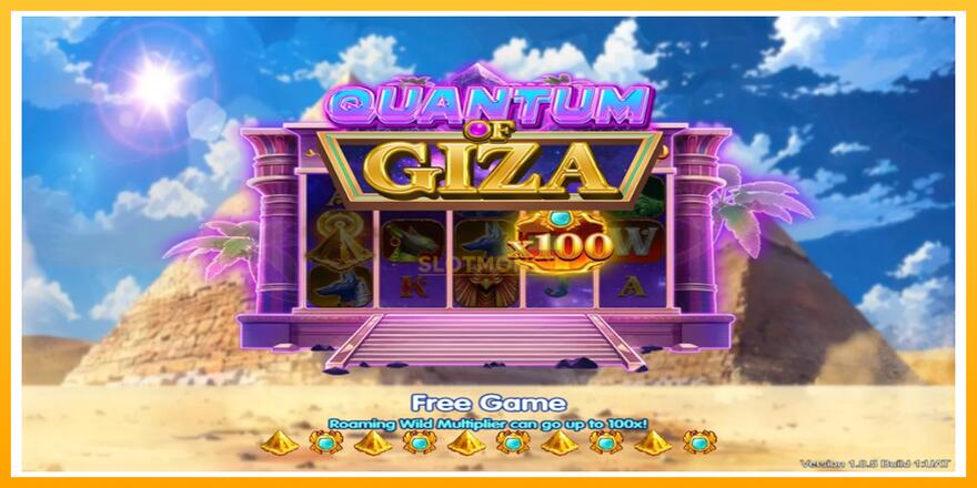 Máquina de jogos Quantum of Giza - chance de ganhar dinheiro, foto 1