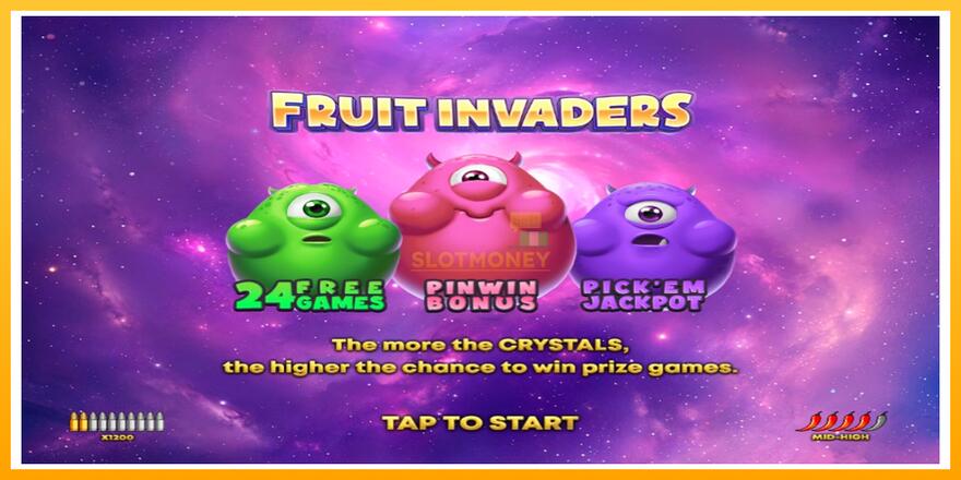 Máquina de jogos Fruit Invaders - chance de ganhar dinheiro, foto 1