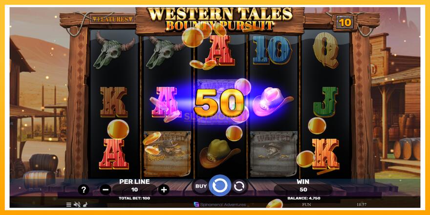 Máquina de jogos Western Tales - Bounty Pursuit - chance de ganhar dinheiro, foto 3