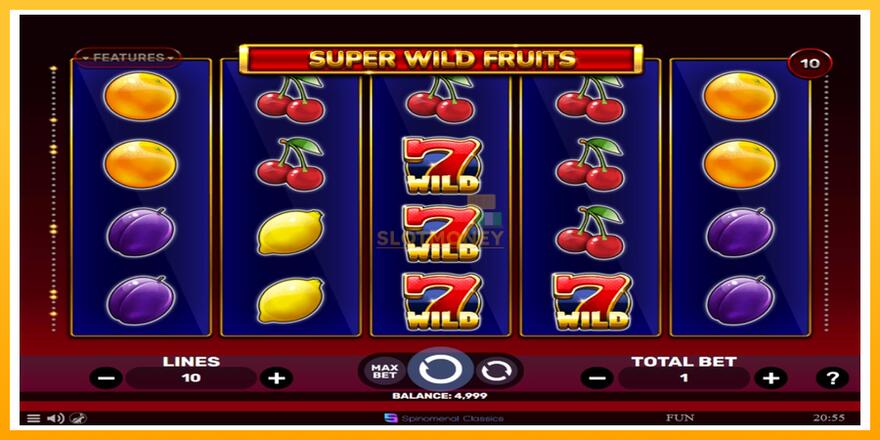 Máquina de jogos Super Wild Fruits - chance de ganhar dinheiro, foto 1