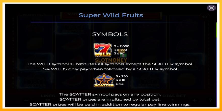 Máquina de jogos Super Wild Fruits - chance de ganhar dinheiro, foto 3