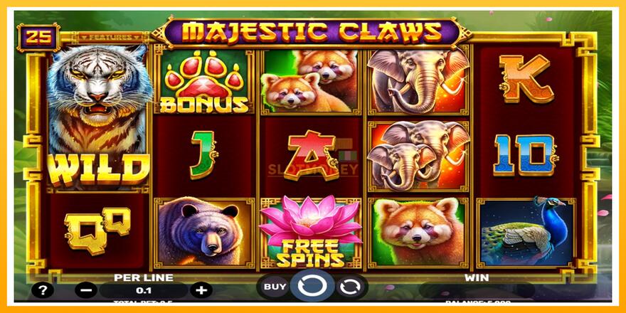 Máquina de jogos Majestic Claws - chance de ganhar dinheiro, foto 1