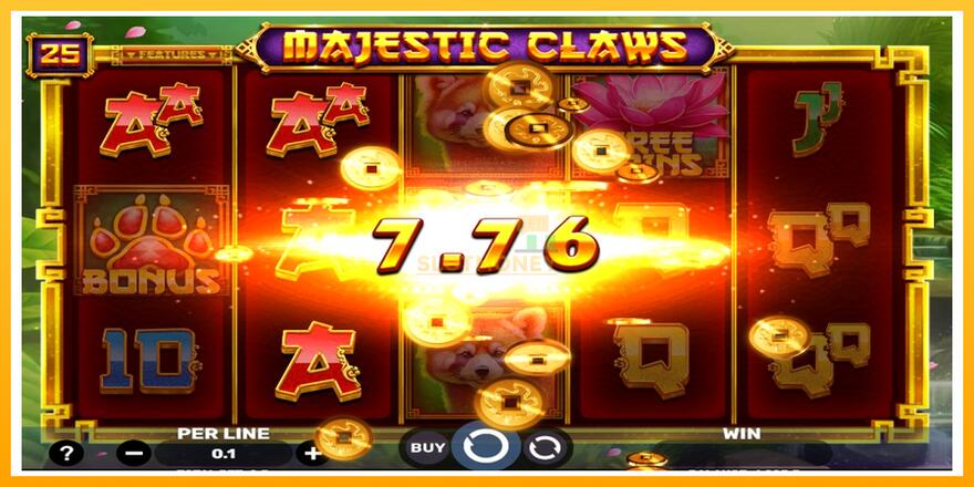 Máquina de jogos Majestic Claws - chance de ganhar dinheiro, foto 3