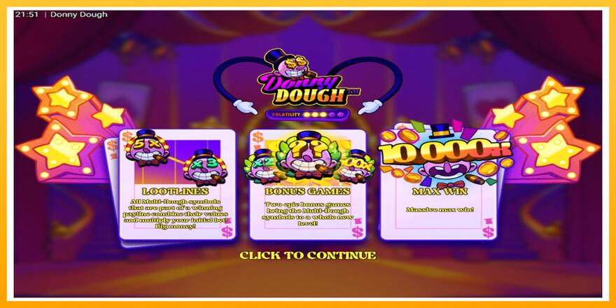 Máquina de jogos Donny Dough - chance de ganhar dinheiro, foto 1