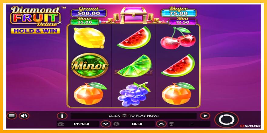 Máquina de jogos Diamond Fruit Deluxe - chance de ganhar dinheiro, foto 1