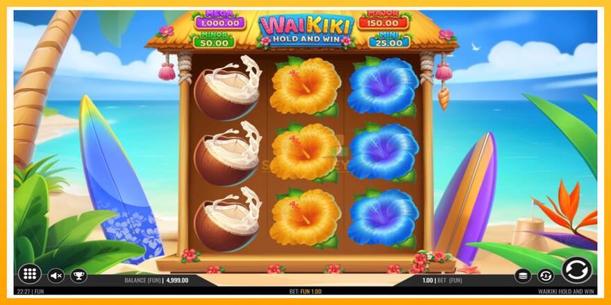 Máquina de jogos Waikiki Hold and Win - chance de ganhar dinheiro, foto 2