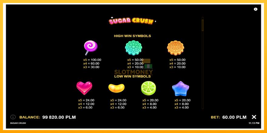 Máquina de jogos Sugar Crush - chance de ganhar dinheiro, foto 5