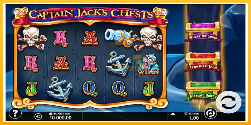 Máquina de jogos Captain Jacks Chests - chance de ganhar dinheiro, foto 1