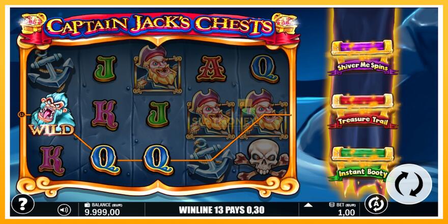 Máquina de jogos Captain Jacks Chests - chance de ganhar dinheiro, foto 3