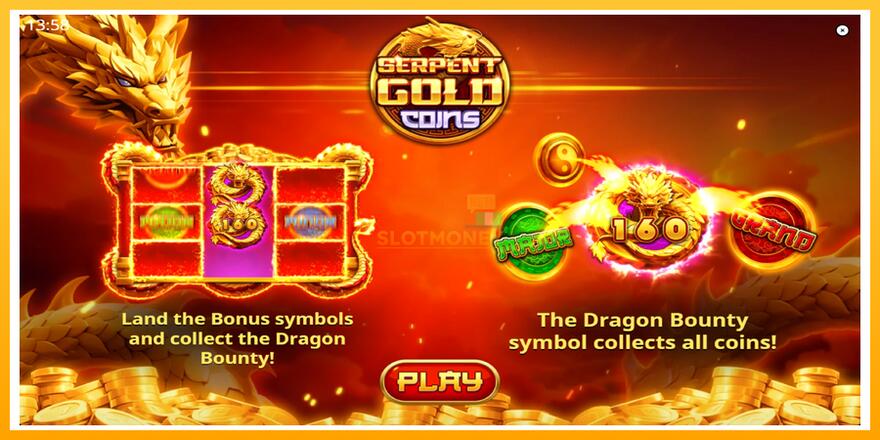 Máquina de jogos Serpent Gold Coins - chance de ganhar dinheiro, foto 1