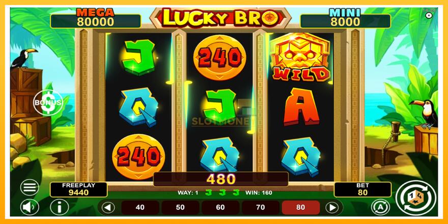 Máquina de jogos Lucky Bro Hold & Win - chance de ganhar dinheiro, foto 3