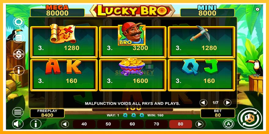 Máquina de jogos Lucky Bro Hold & Win - chance de ganhar dinheiro, foto 5