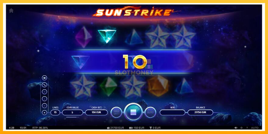 Máquina de jogos Sun Strike - chance de ganhar dinheiro, foto 3