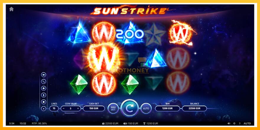 Máquina de jogos Sun Strike - chance de ganhar dinheiro, foto 4