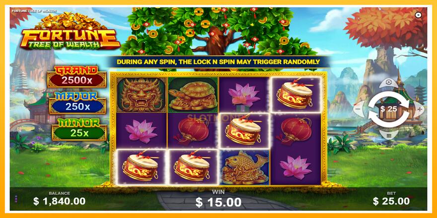 Máquina de jogos Fortune Tree of Wealth - chance de ganhar dinheiro, foto 3