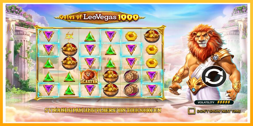 Máquina de jogos Gates of LeoVegas 1000 - chance de ganhar dinheiro, foto 1