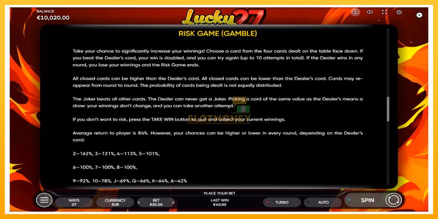 Máquina de jogos Lucky Streak 27 - chance de ganhar dinheiro, foto 6