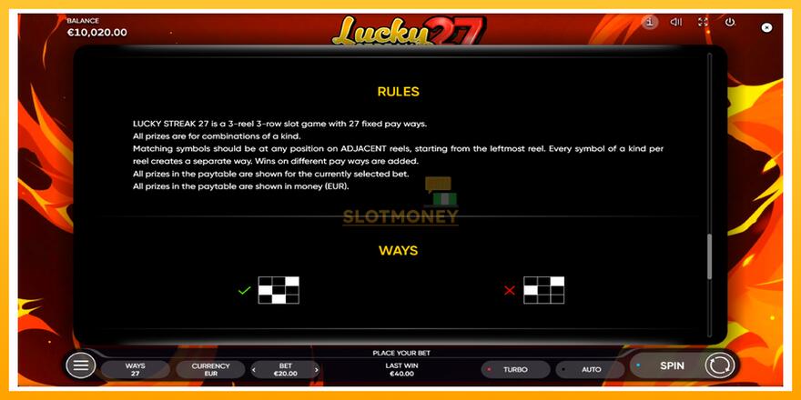 Máquina de jogos Lucky Streak 27 - chance de ganhar dinheiro, foto 7