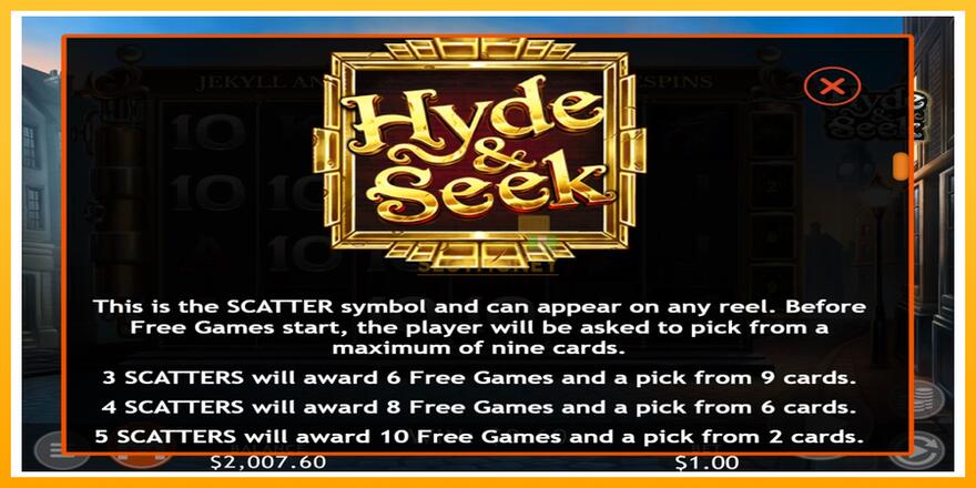 Máquina de jogos Hyde & Seek - chance de ganhar dinheiro, foto 6