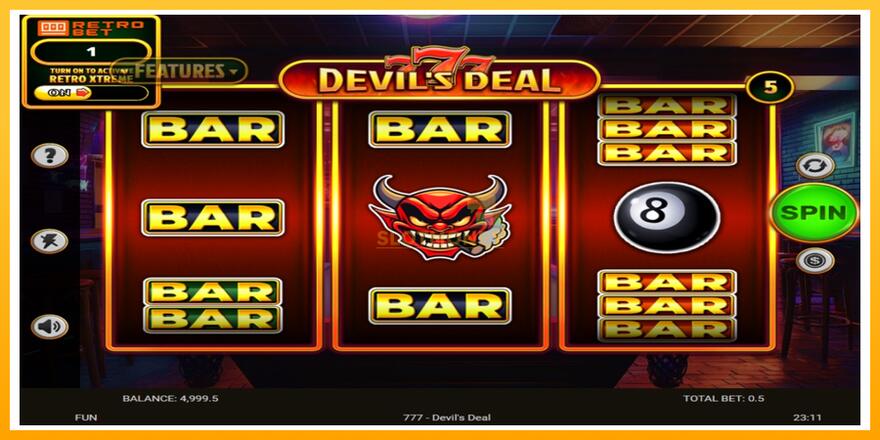 Máquina de jogos 777 Devils Deal - chance de ganhar dinheiro, foto 2