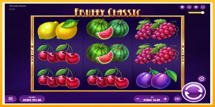 Máquina de jogos Fruity Classic - chance de ganhar dinheiro, foto 1