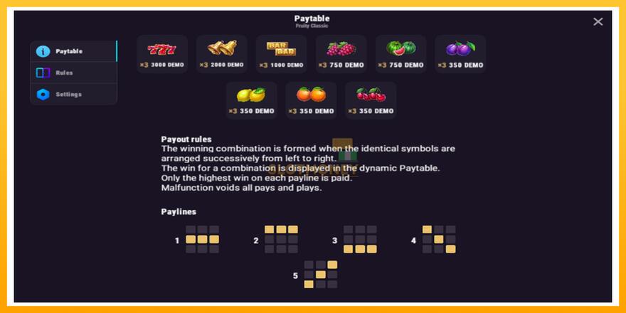 Máquina de jogos Fruity Classic - chance de ganhar dinheiro, foto 4