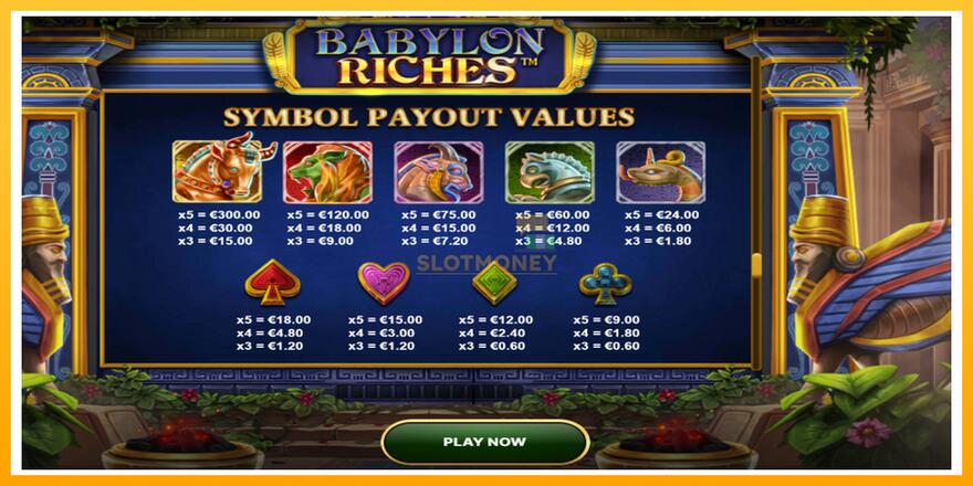 Máquina de jogos Babylon Riches - chance de ganhar dinheiro, foto 6