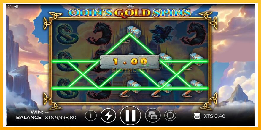 Máquina de jogos Odins Gold Spins - chance de ganhar dinheiro, foto 3