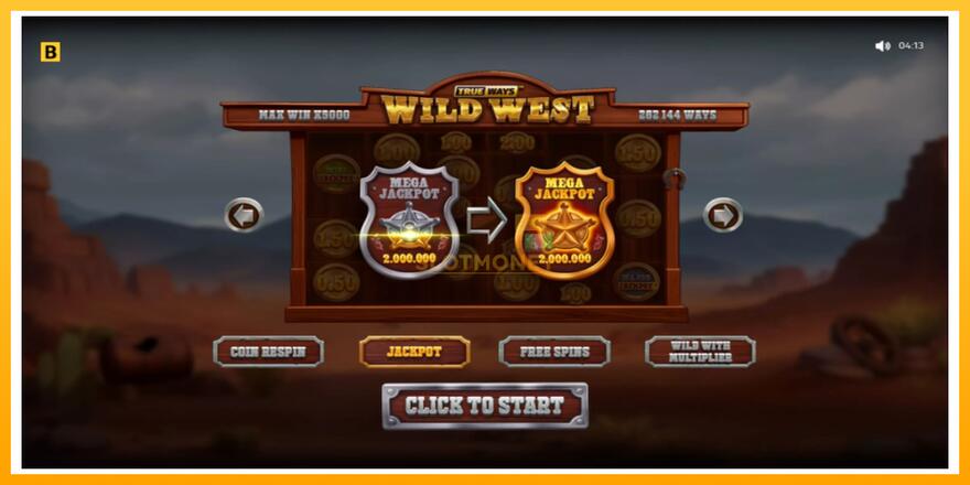 Máquina de jogos Wild West Trueways - chance de ganhar dinheiro, foto 1