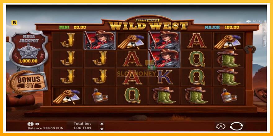 Máquina de jogos Wild West Trueways - chance de ganhar dinheiro, foto 2