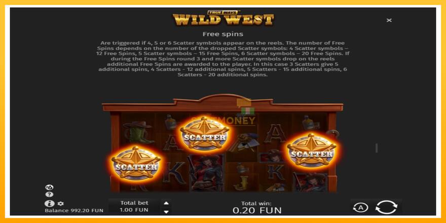 Máquina de jogos Wild West Trueways - chance de ganhar dinheiro, foto 7