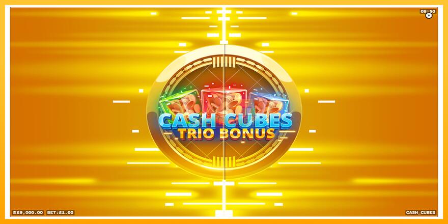 Máquina de jogos Cash Cubes: Trio Bonus - chance de ganhar dinheiro, foto 1