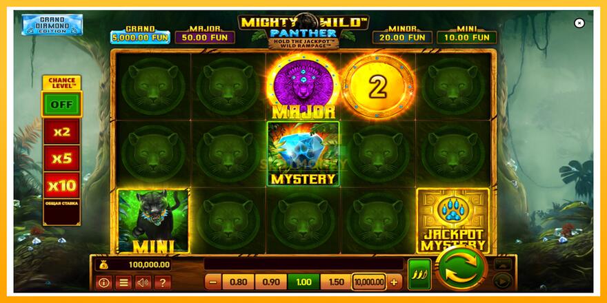 Máquina de jogos Mighty Wild: Panther Grand Diamond Edition - chance de ganhar dinheiro, foto 2