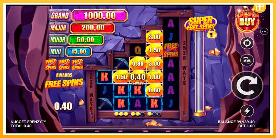 Máquina de jogos Nugget Frenzy - chance de ganhar dinheiro, foto 2