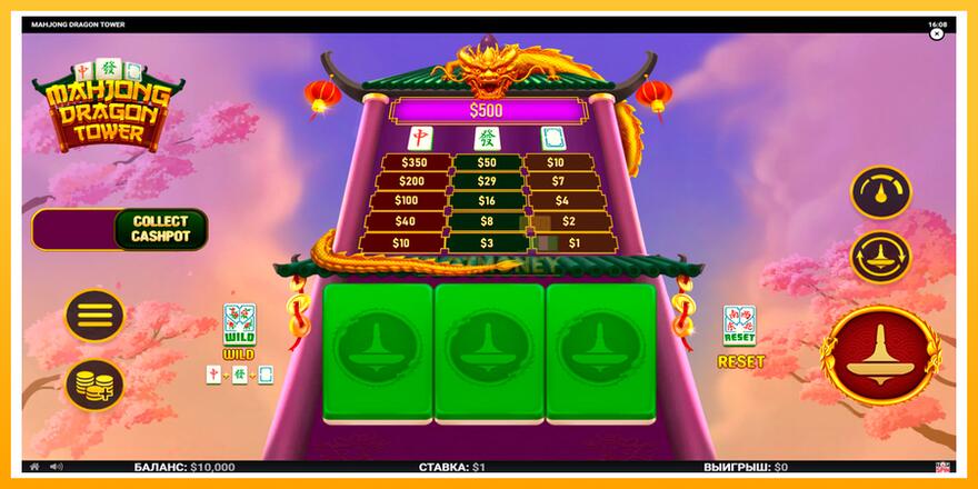 Máquina de jogos Mahjong Dragon Tower - chance de ganhar dinheiro, foto 1