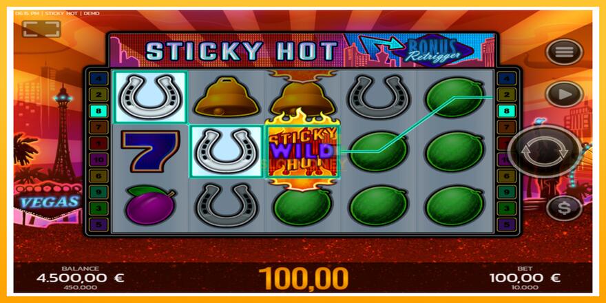 Máquina de jogos Sticky Hot - chance de ganhar dinheiro, foto 2