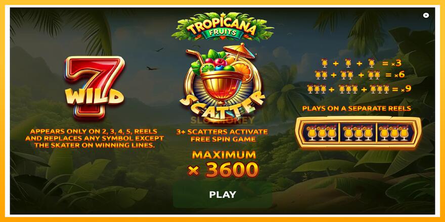 Máquina de jogos Tropicana Fruits - chance de ganhar dinheiro, foto 1