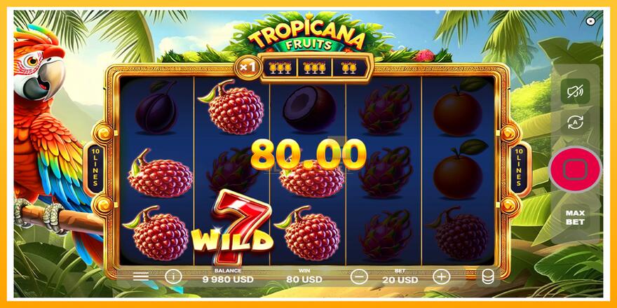 Máquina de jogos Tropicana Fruits - chance de ganhar dinheiro, foto 3