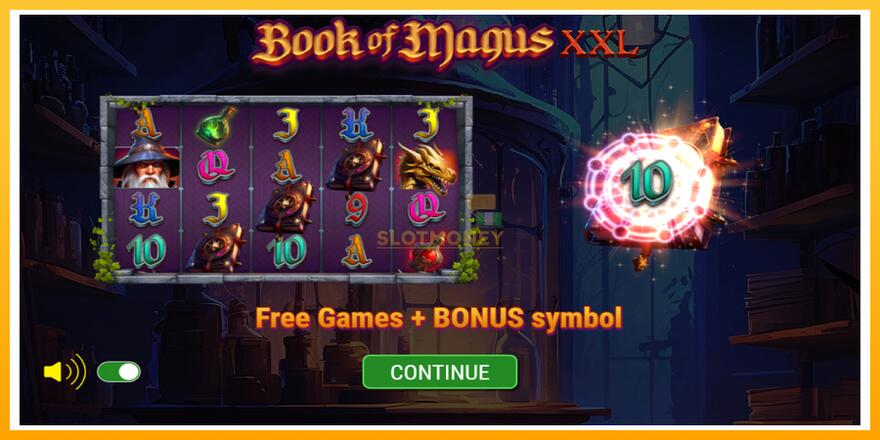 Máquina de jogos Book of Magus XXL - chance de ganhar dinheiro, foto 1